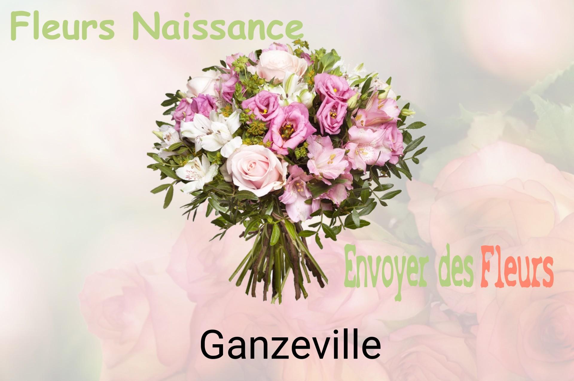 Bouquet de fleurs de naissance livré à Ganzeville